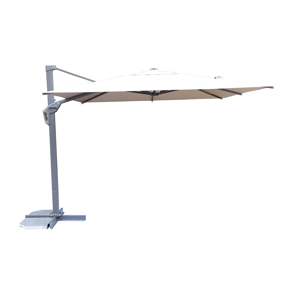 roma-square-umbrella-with-aluminium-side-pole-taupe-300cm