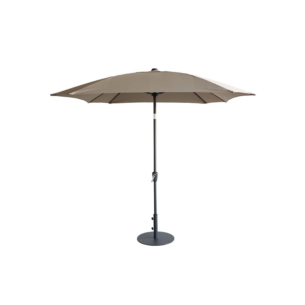 octagon-umbrella-with-aluminium-centre-tilting-pole-taupe-250cm