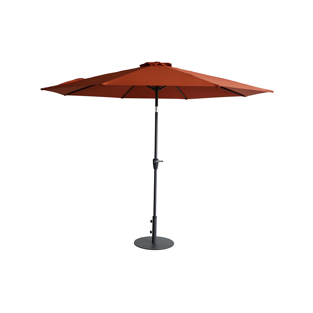 market-round-umbrella-with-centre-aluminium-pole-amber-orange-300cm