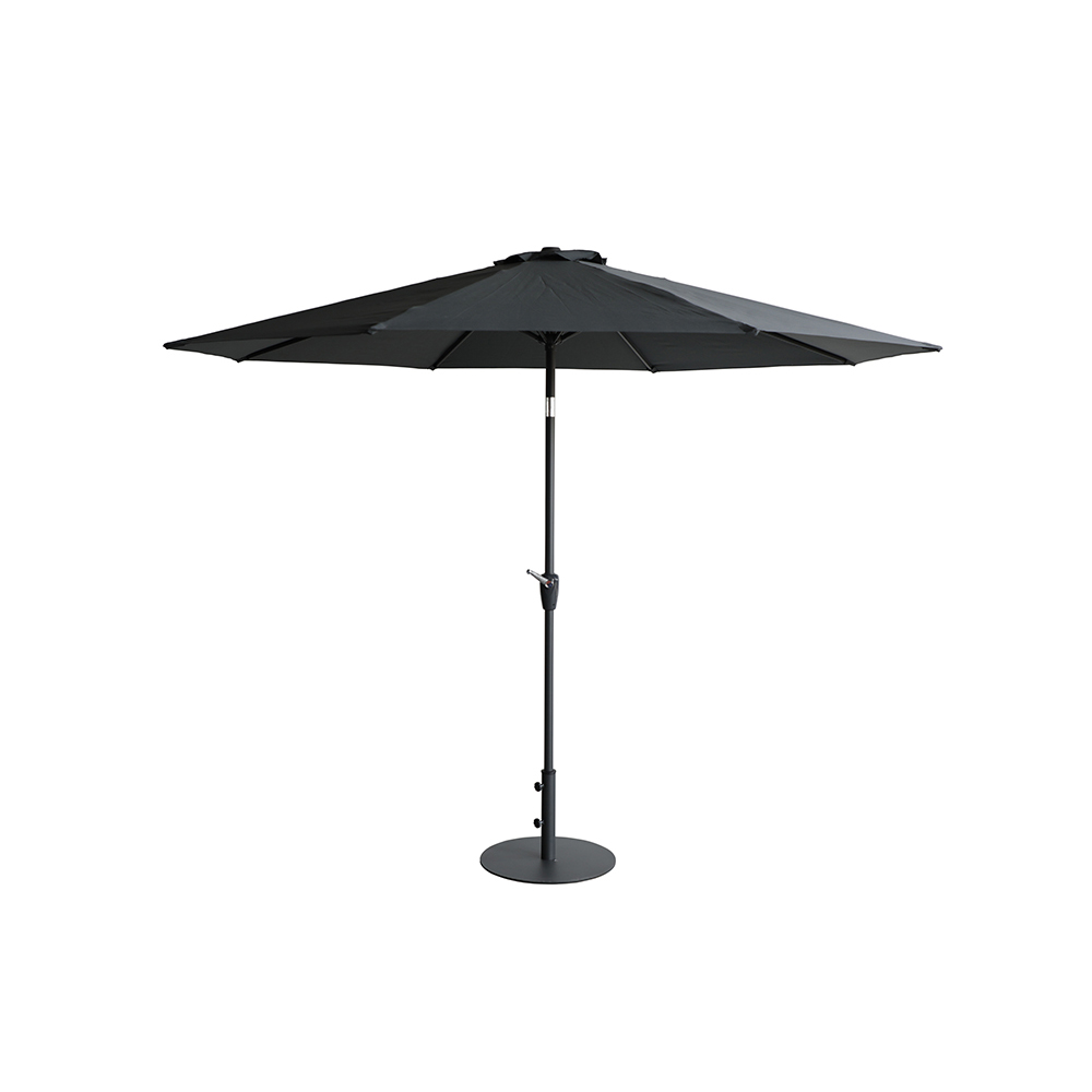 market-round-umbrella-with-centre-aluminium-pole-charcoal-grey-300cm