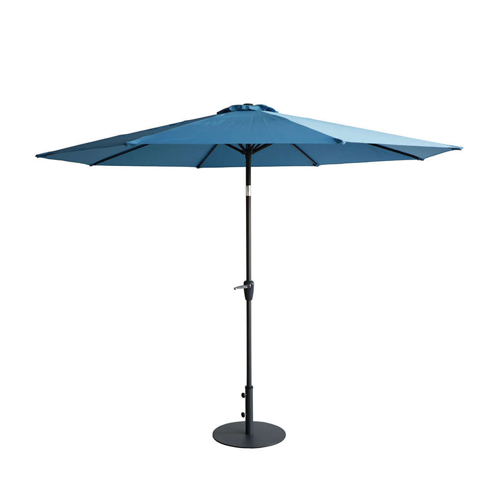 market-round-umbrella-with-centre-aluminium-pole-blue-300cm