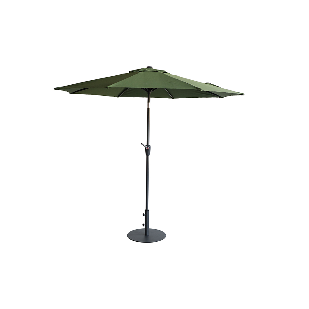 market-round-umbrella-with-centre-aluminium-pole-green-250cm