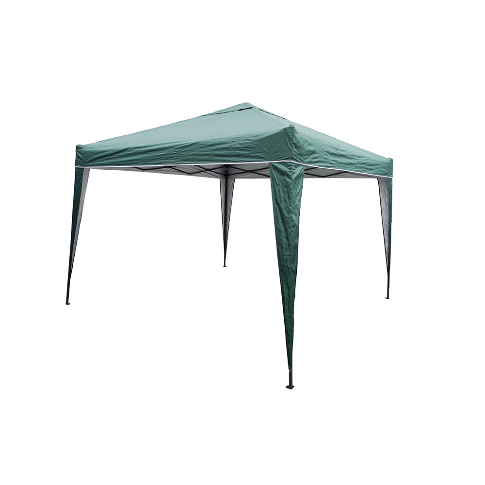 folding-gazebo-canopy-with-roller-dark-green-300cm-x-300cm