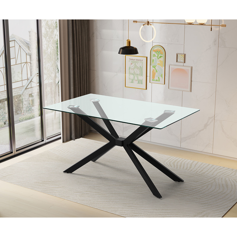 clear-glass-dining-table-140cm-x-80cm
