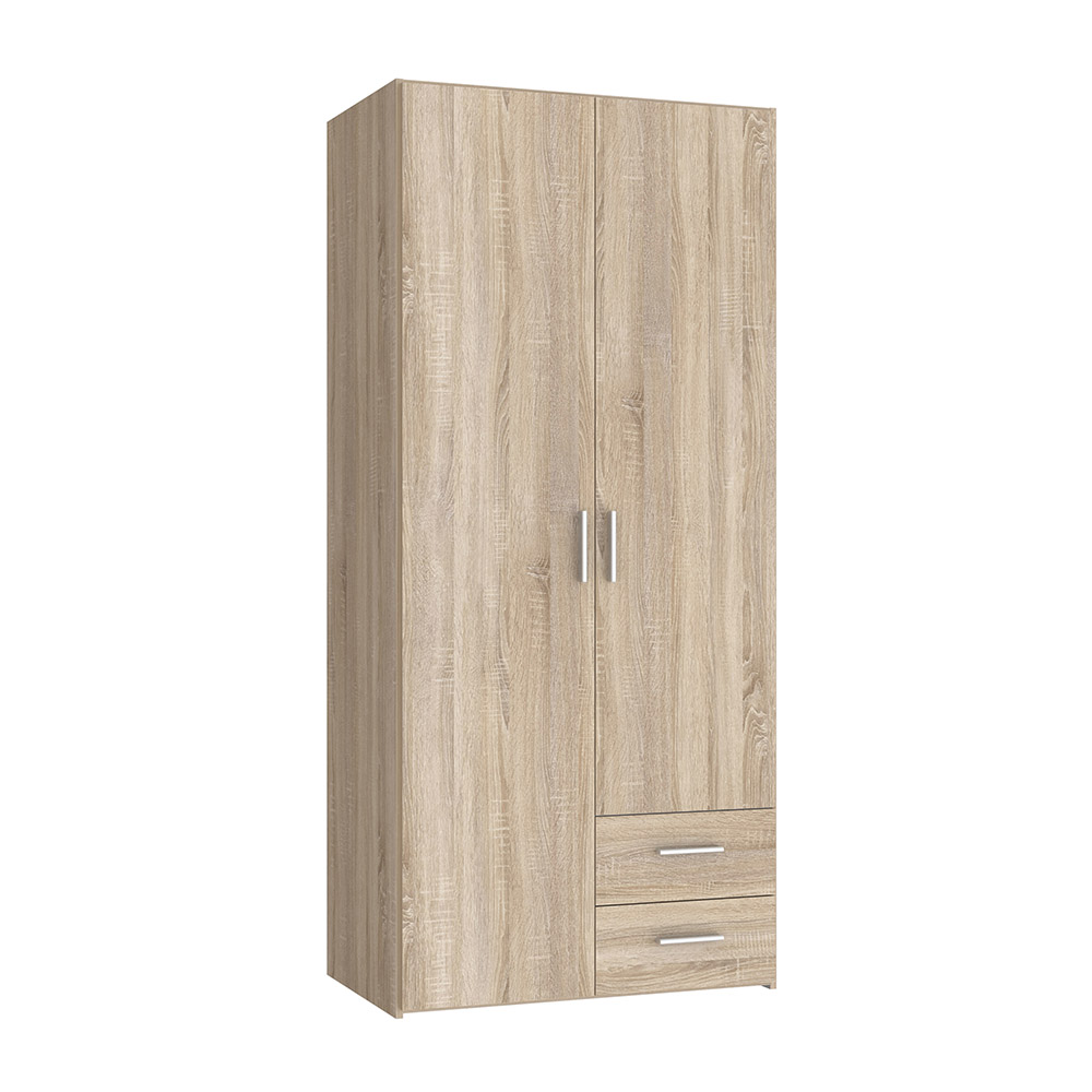 telane-2-door-2-drawer-wardrobe-sonoma-oak-87-9cm-x-195cm