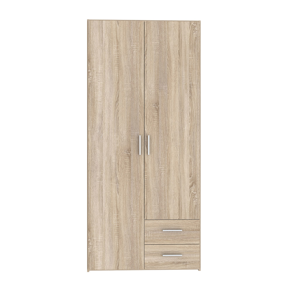 telane-2-door-2-drawer-wardrobe-sonoma-oak-87-9cm-x-195cm