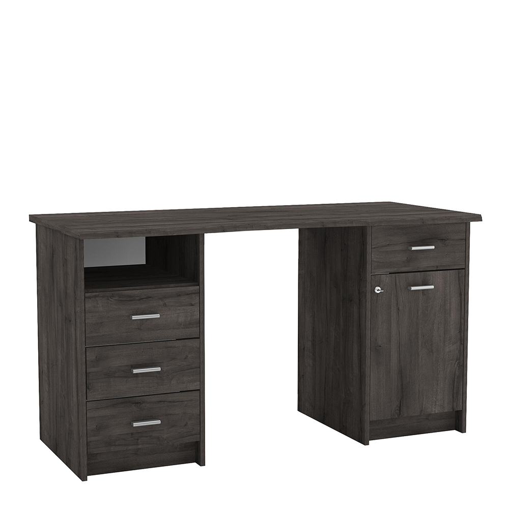 monaco-ii-desk-with-4-drawers-1-door-waterford-oak