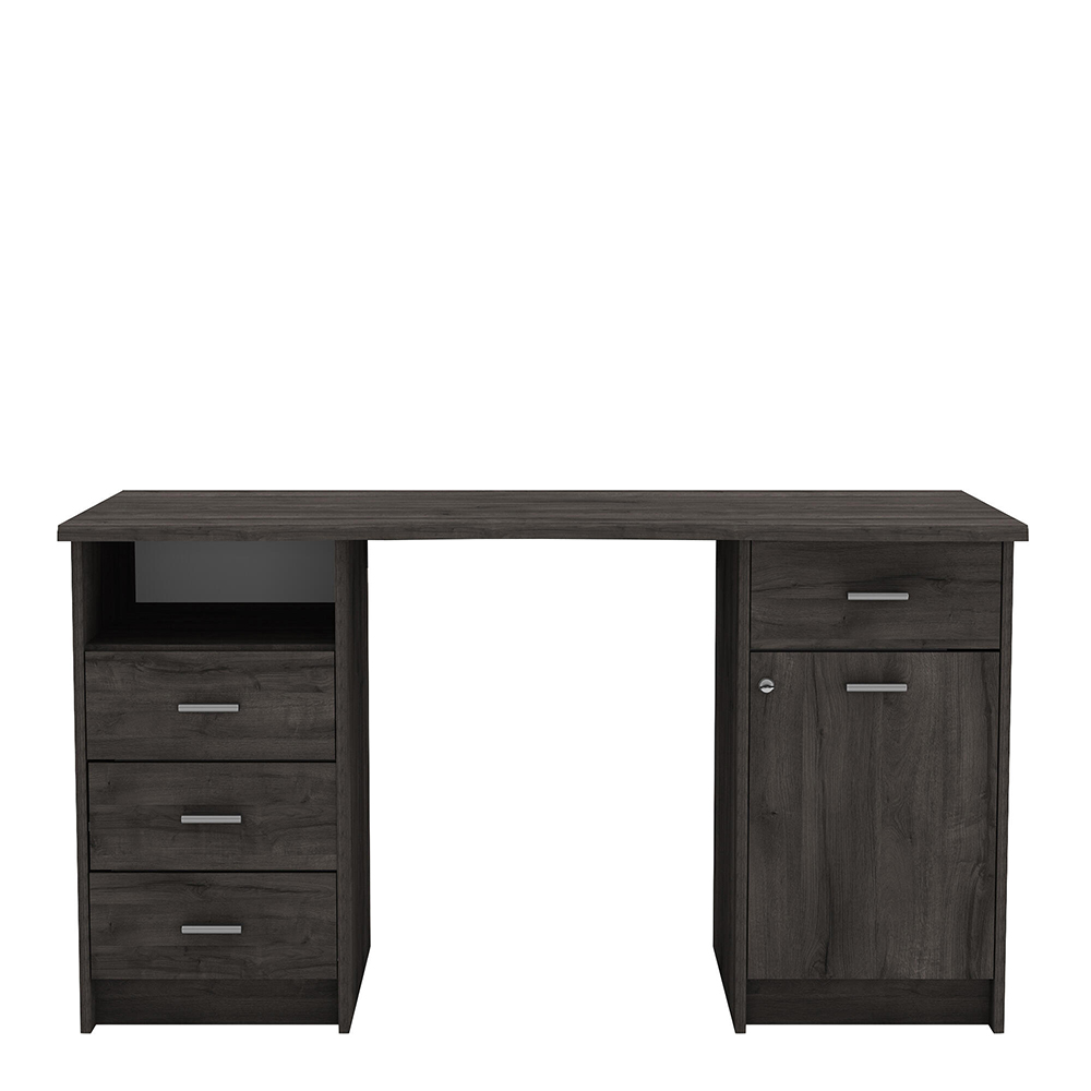 monaco-ii-desk-with-4-drawers-1-door-waterford-oak