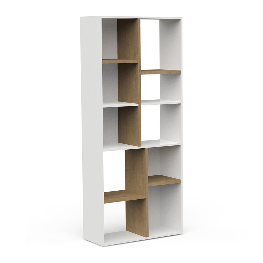 hamilton-access-tall-open-10-shelf-oak-white