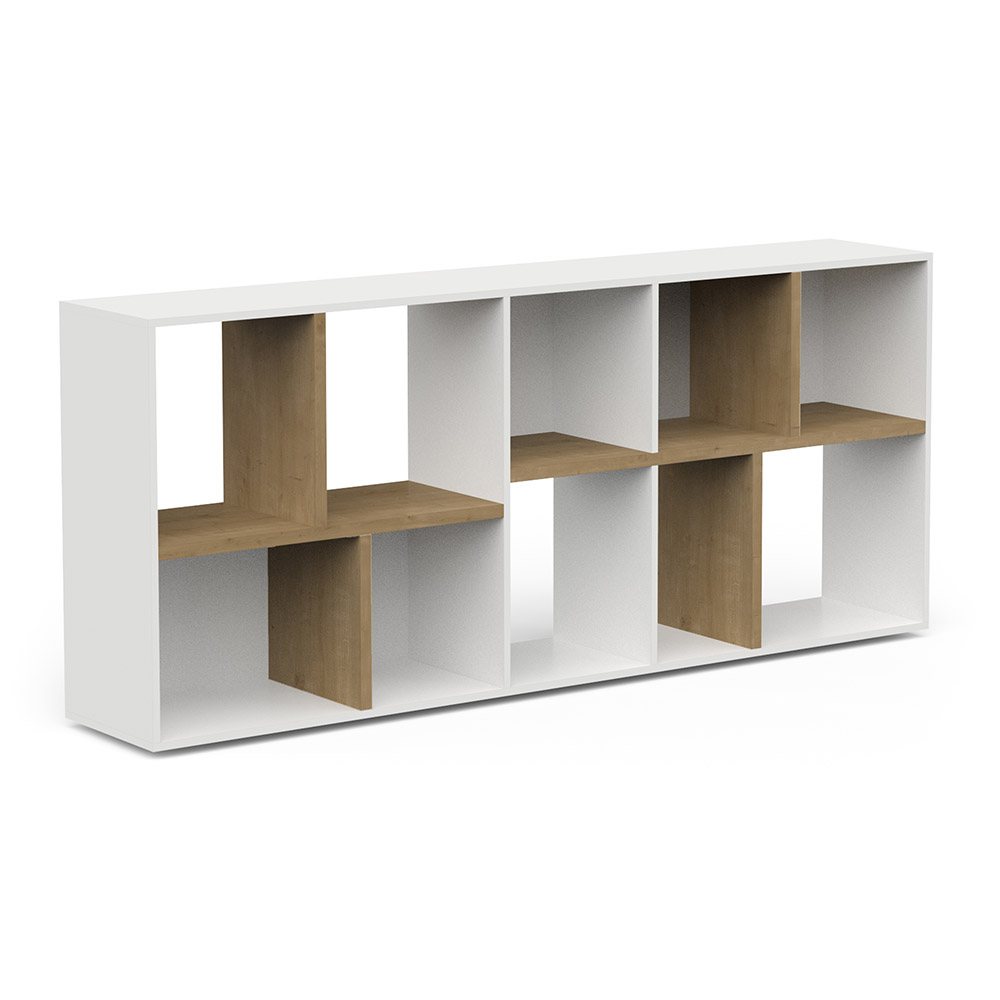hamilton-access-tall-open-10-shelf-oak-white