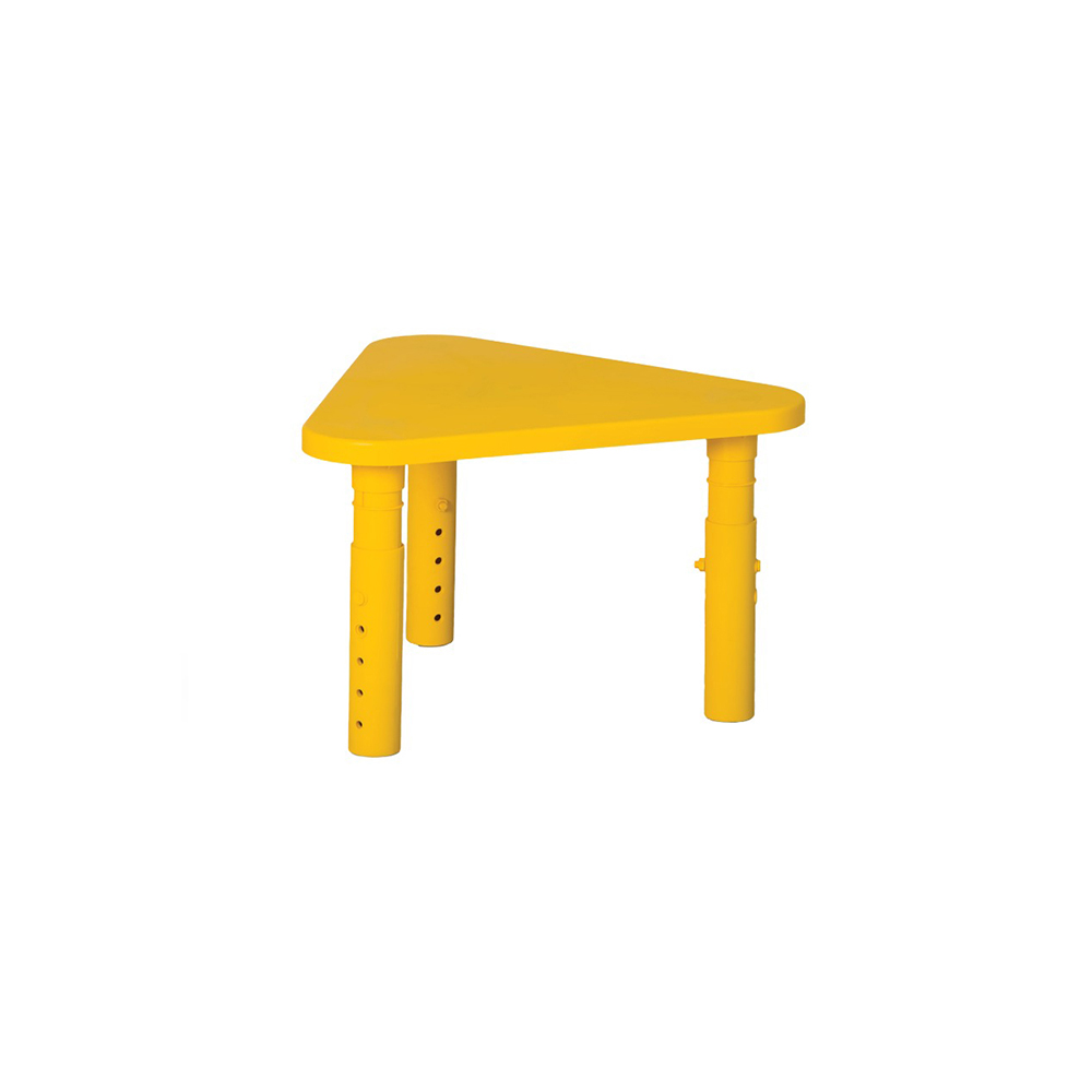 triangle-plastic-outdoor-table-for-children-yellow