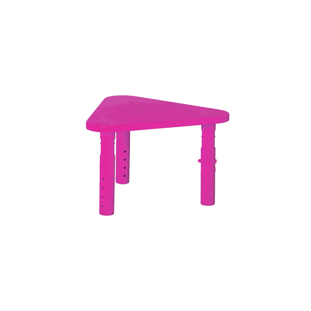 triangle-plastic-outdoor-table-for-children-pink