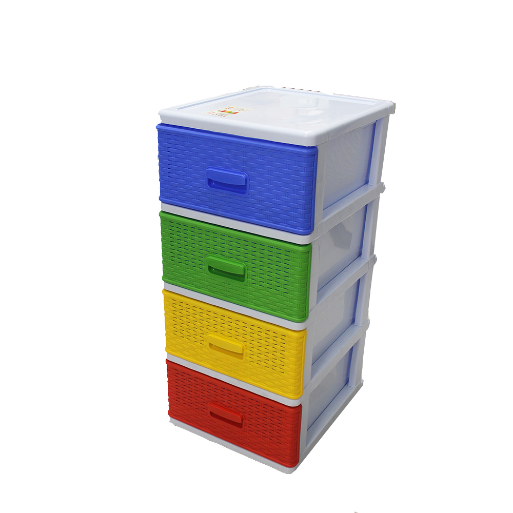new-star-plastic-4-drawer-storage-unit-sky-white-multicolours