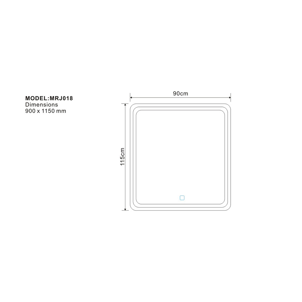 mrj018-led-wall-mirror-with-touch-switch-90cm-x-115cm