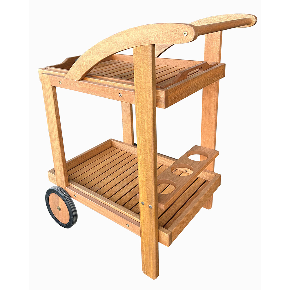 hardwood-stylish-outdoor-tea-trolley
