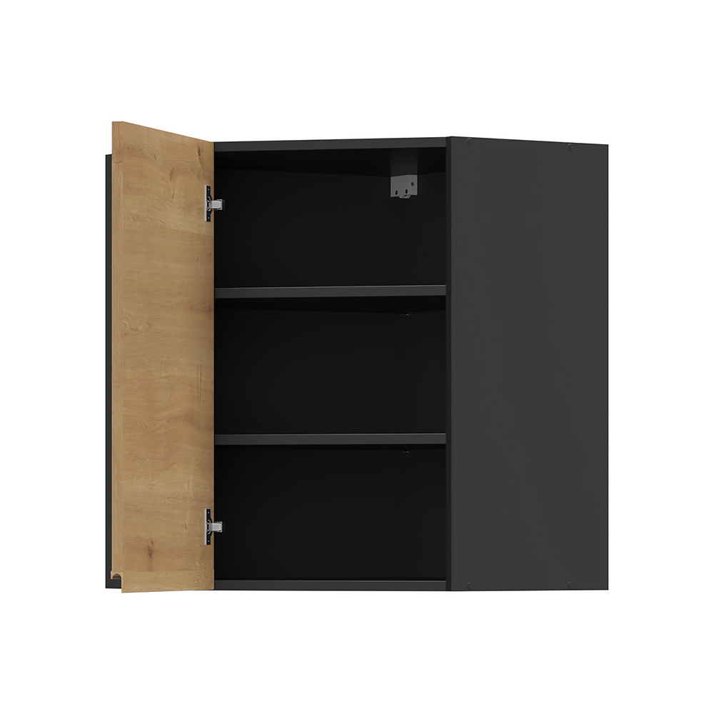 sole-kitchen-1-door-top-corner-cabinet-with-glass-arlington-oak-60cm