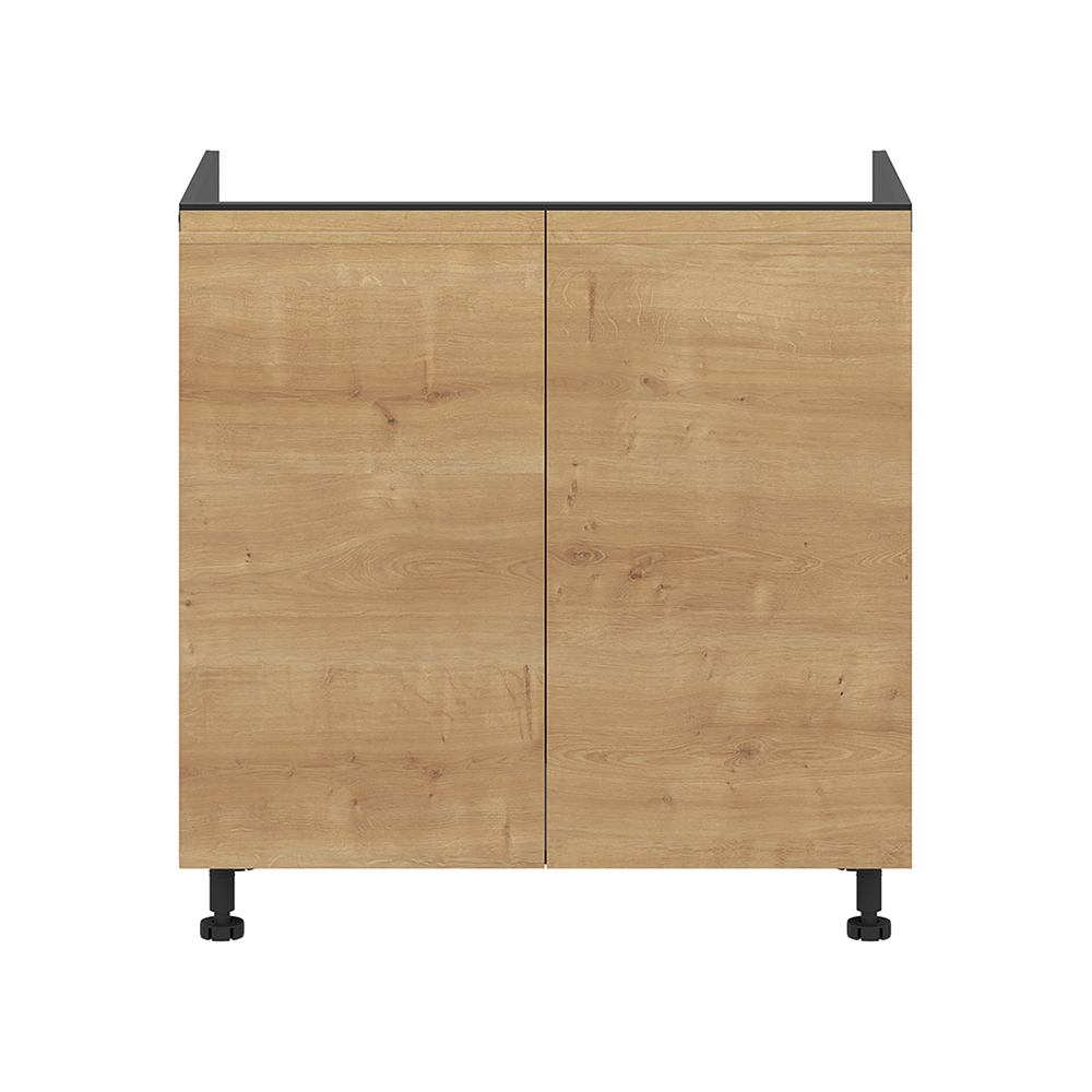 sole-kitchen-bottom-sink-unit-with-2-doors-arlington-oak-80cm