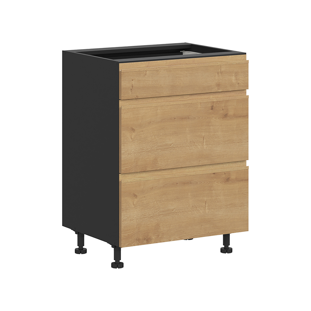 sole-kitchen-bottom-unit-with-3-drawers-arlington-oak-60cm