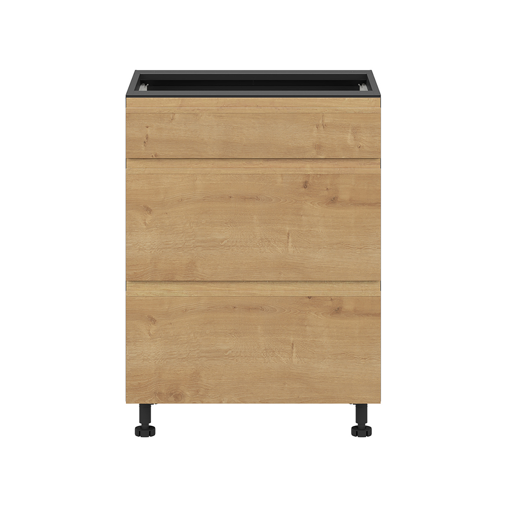 sole-kitchen-bottom-unit-with-3-drawers-arlington-oak-60cm