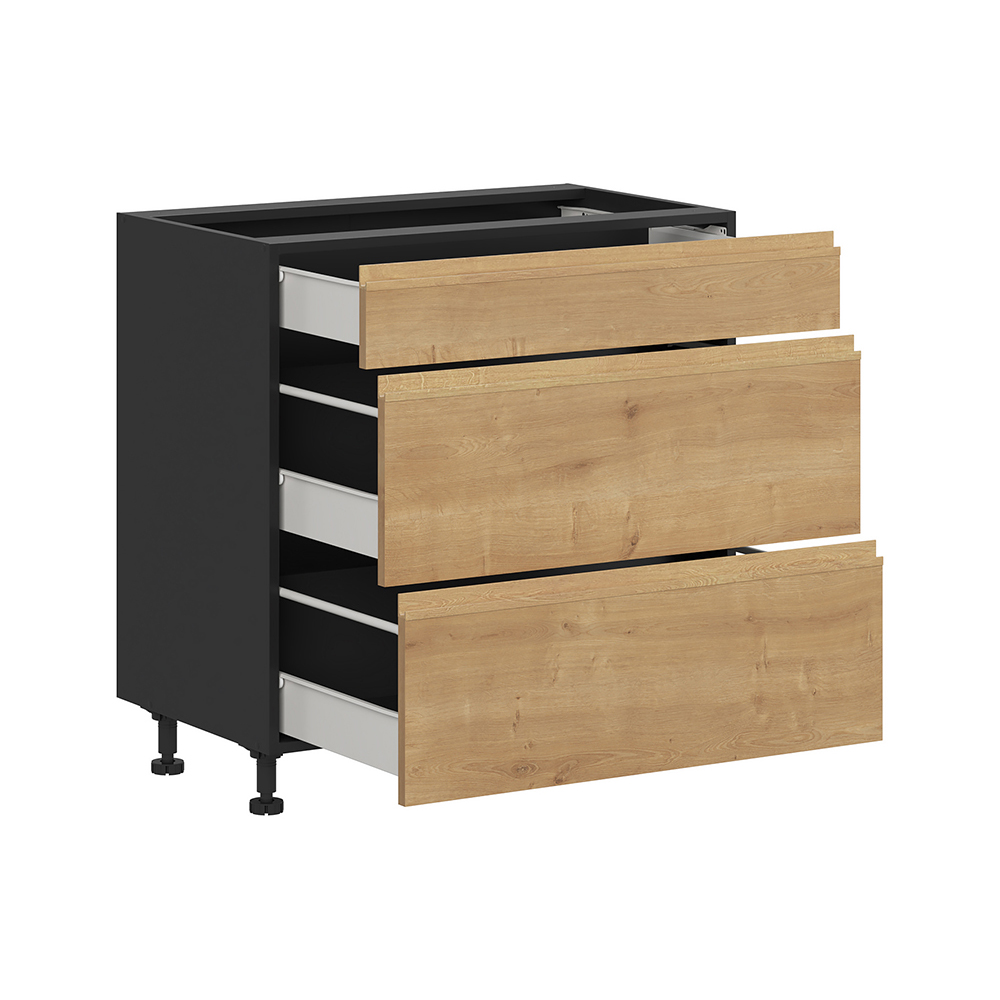 sole-kitchen-bottom-unit-with-3-drawers-arlington-oak-80cm