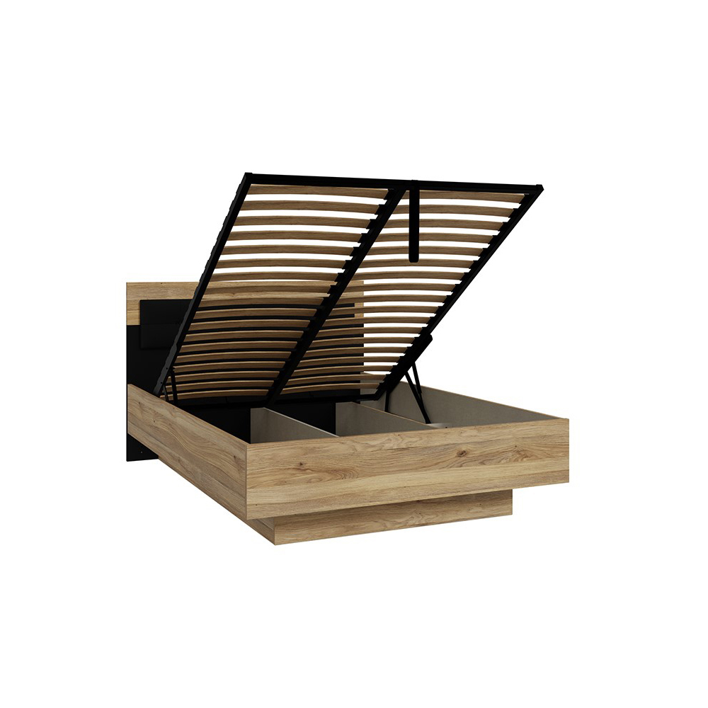 baderna-storage-bed-frame-mauvella-oak-black-140cm-x-200cm