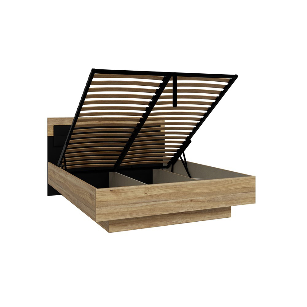 baderna-storage-bed-frame-mauvella-oak-black-160cm-x-200cm