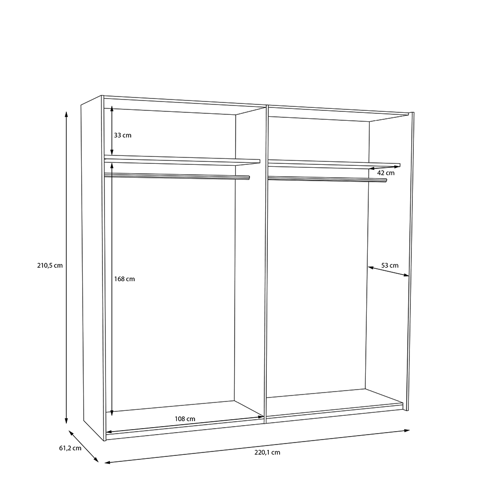 baderna-2-door-sliding-wardrobe-mauvella-oak-black-220cm-x-210cm