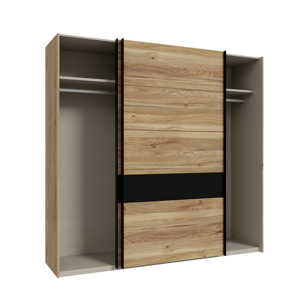 baderna-2-door-sliding-wardrobe-mauvella-oak-black-220cm-x-210cm