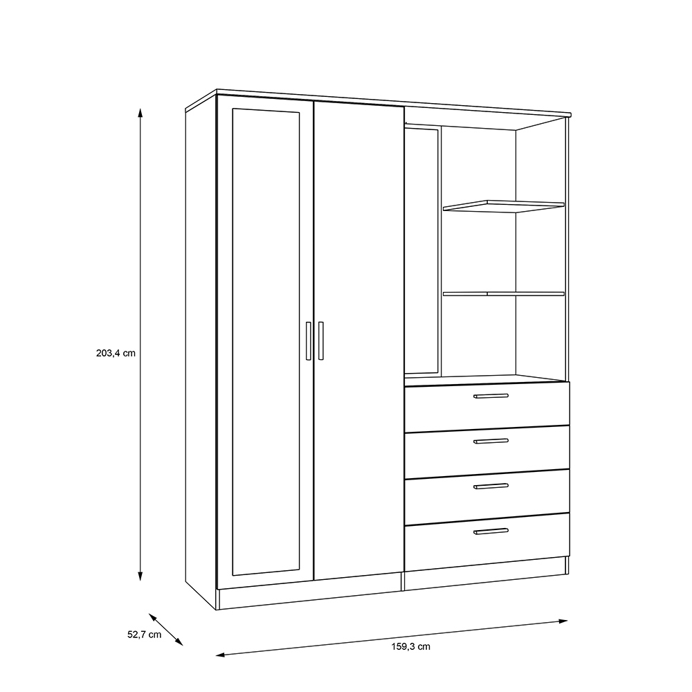 dewania-2-door-4-drawers-wardrobe-mauvella-oak
