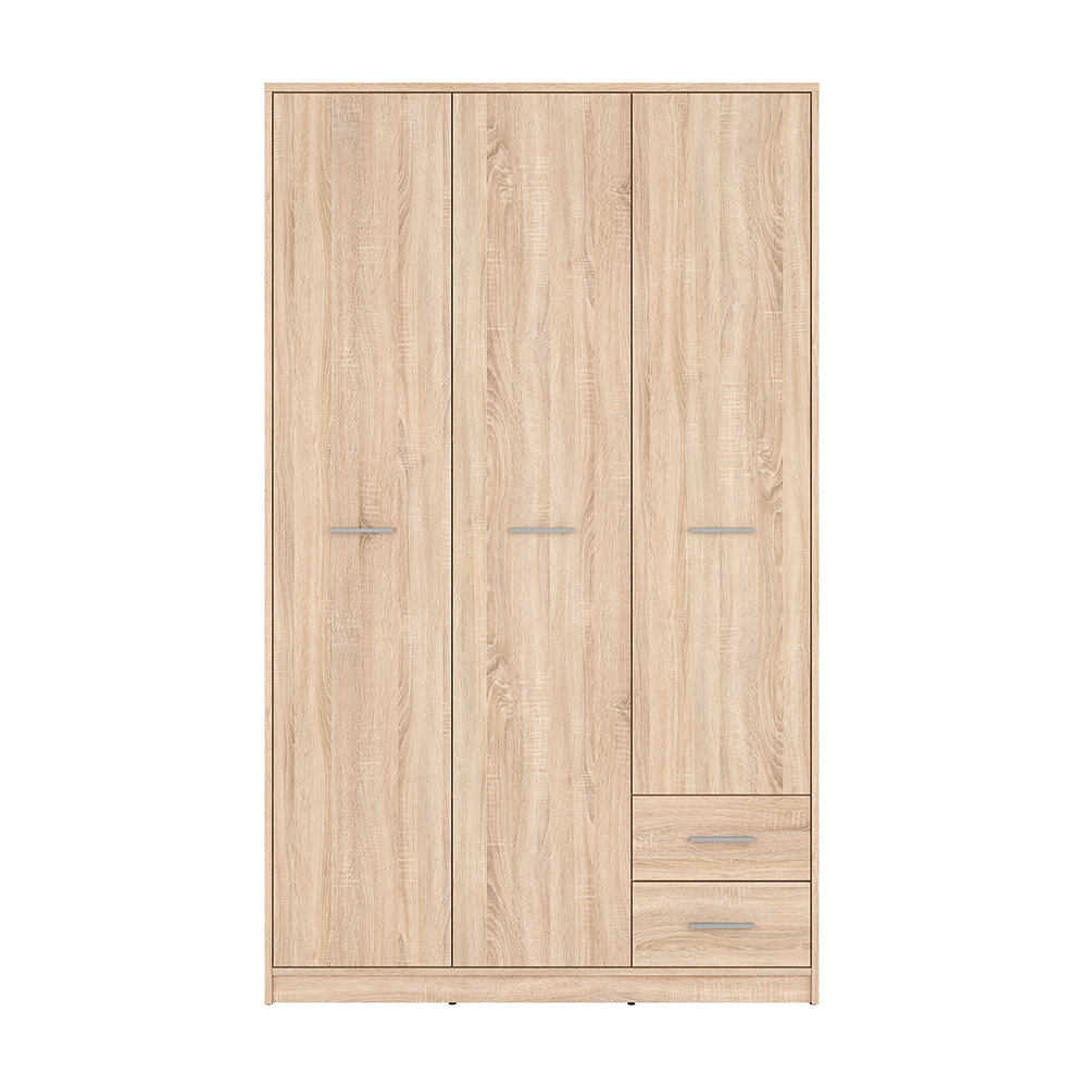 nepo-plus-3-door-wardrobe-sonoma-oak