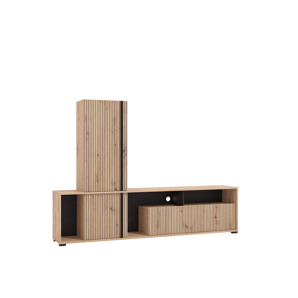 chania-tv-low-floor-unit-artisan-oak-black-195-5cm