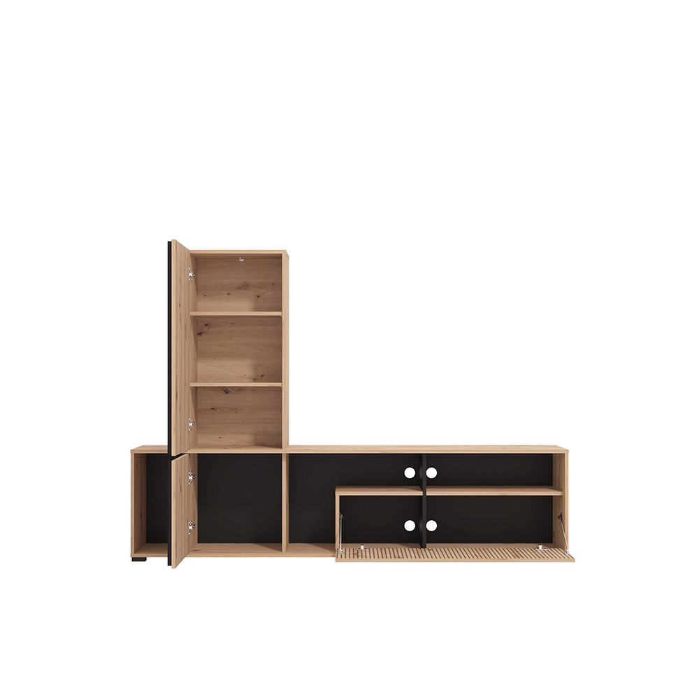 chania-tv-low-floor-unit-artisan-oak-black-195-5cm