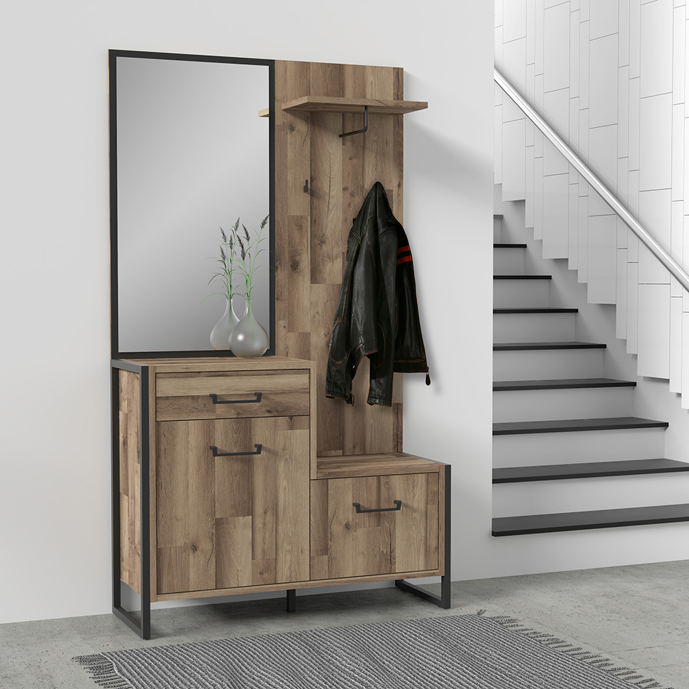 cardigan-hallway-storage-unit-with-hangers-black-stave-oak