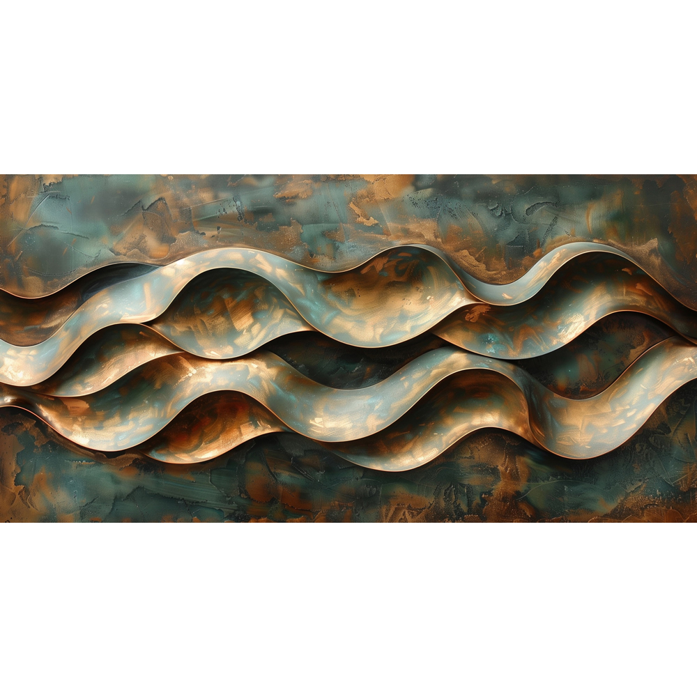 abstract-waves-print-canvas-rust-50cm-x-100cm