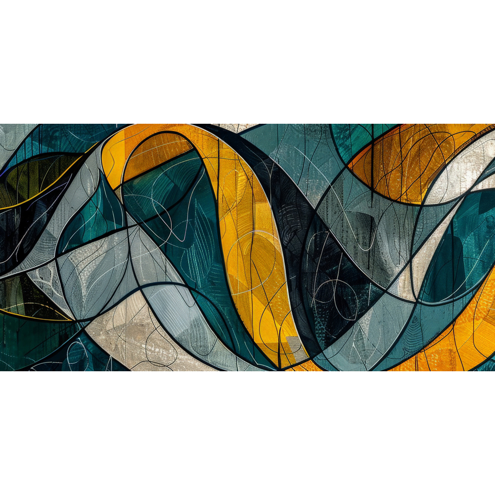 abstract-stained-glass-blue-yellow-print-canvas-50cm-x-100cm