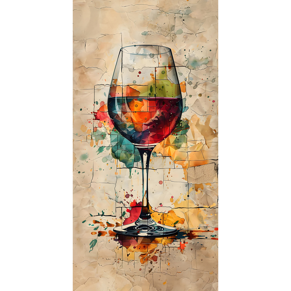 watercolour-wine-glass-canvas-print-50cm-x-100cm