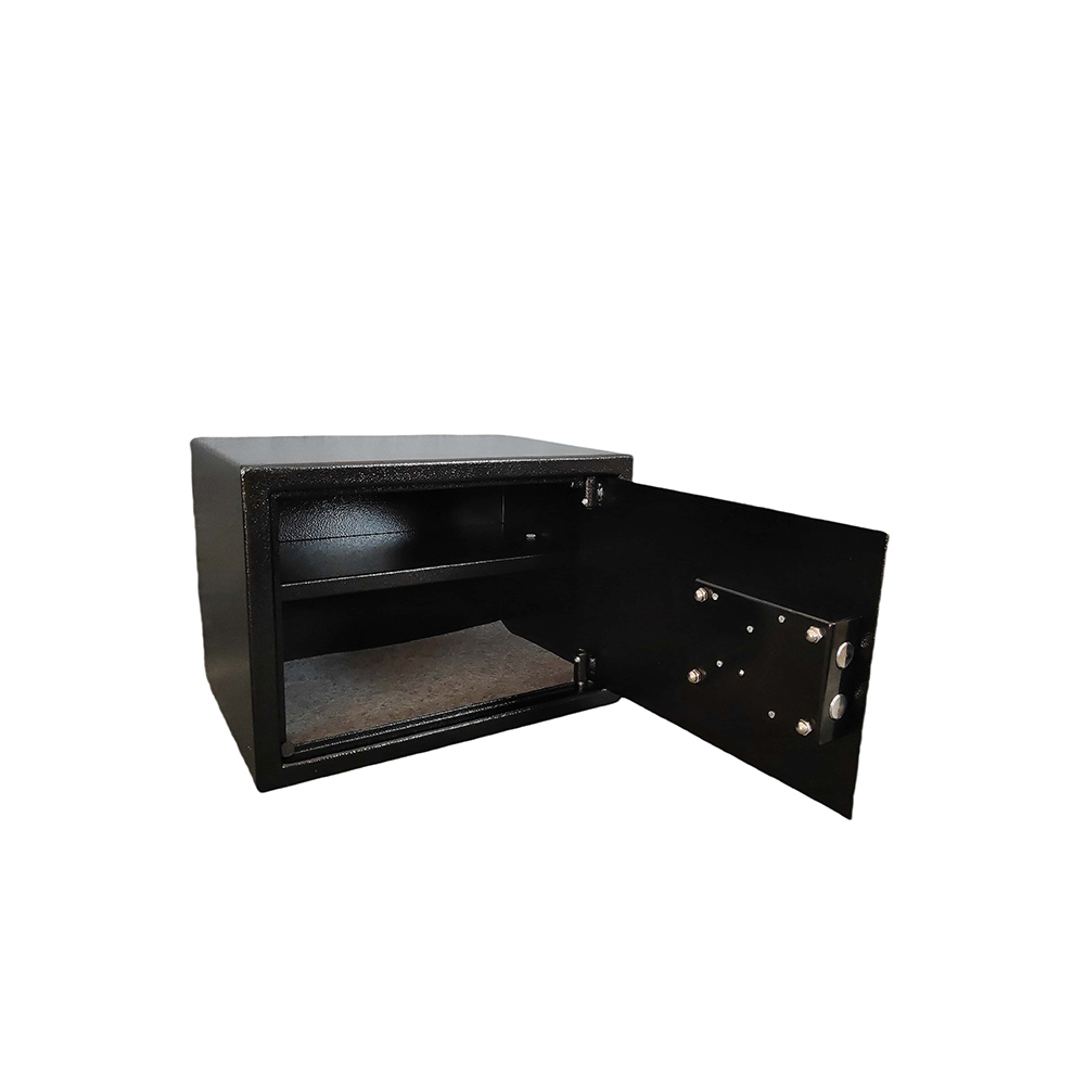 safe-with-key-lock-and-shelf-black-35cm-x-25cm-x-25cm