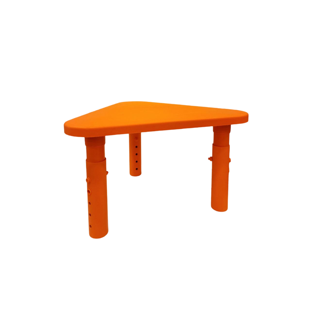 triangle-plastic-outdoor-table-for-children-orange