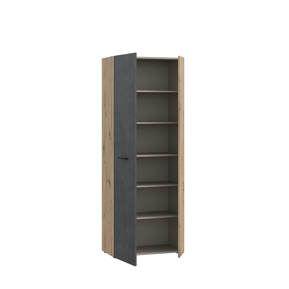 net-306-tall-shoe-cabinet-concrete-grey-artisan-oak