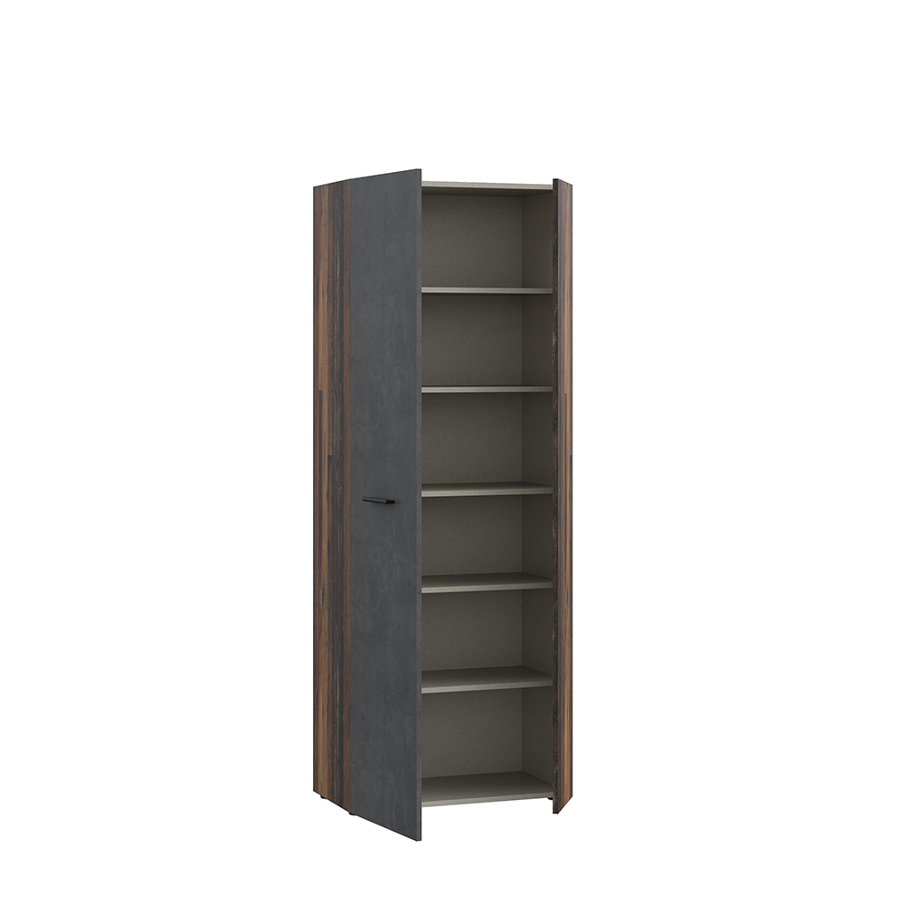 net-306-tall-shoe-cabinet-vintage-oak-concrete-grey