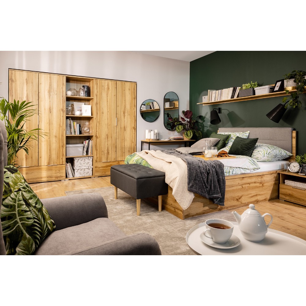 2-door-wardrobe-with-1-drawer-oak-wotan-90-cm-zele