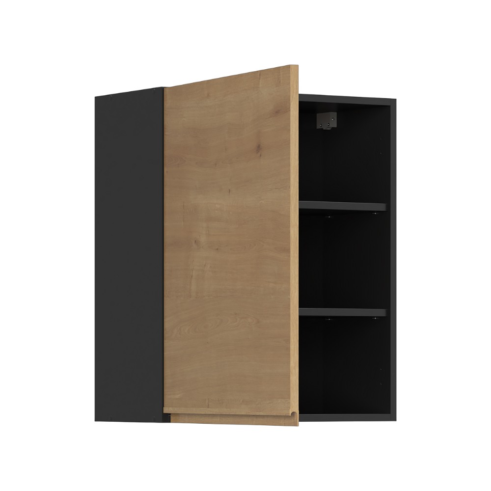 sole-upper-cabinet-1-door-and-2-shelves-60-cm-left-opening-black-arlington-oak