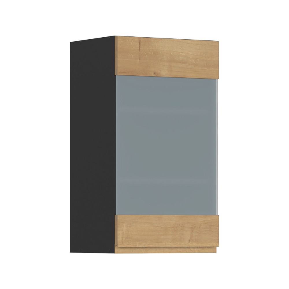 sole-upper-cabinet-glass-door-1-door-2-shelves-40-cm-left-opening-black-arlington-oak