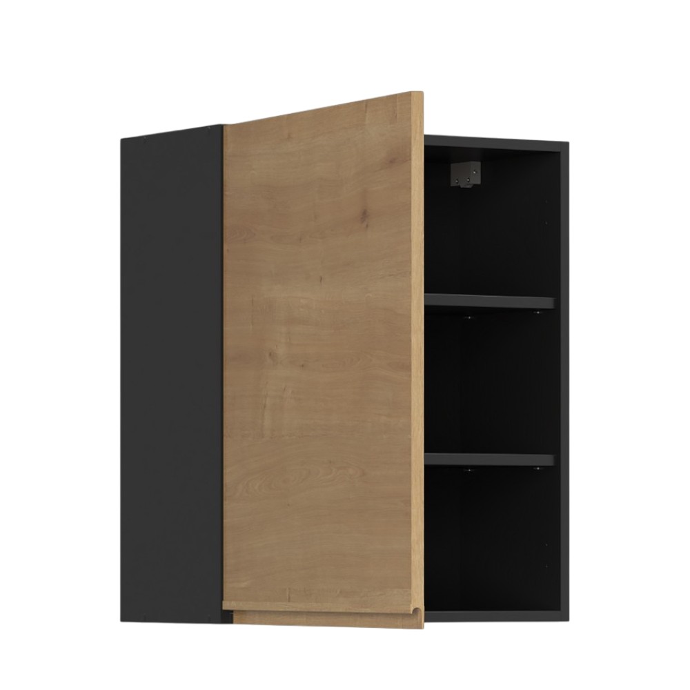 sole-upper-cabinet-1-door-and-2-shelves-30-cm-left-opening-black-arlington-oak