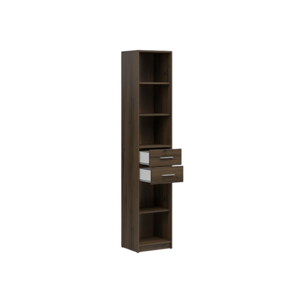 nepo-plus-bookcase-2-drawers-5-shelves-noble-oak
