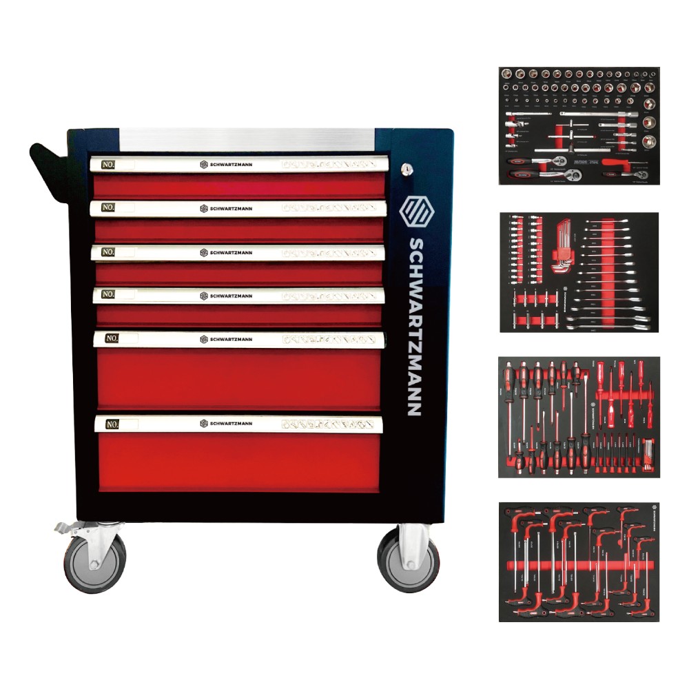schwartzmann-tool-cabinet-with-side-door-4-with-tool-drawers-2-empty-165-pcs-black-and-red