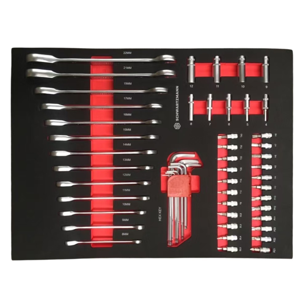 schwartzmann-tool-cabinet-with-side-door-4-with-tool-drawers-2-empty-165-pcs-black-and-red