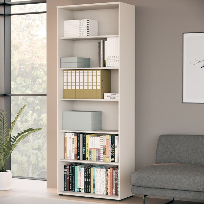 tempra-open-book-case-storage-unit-sand-73-7x197-5x34-8