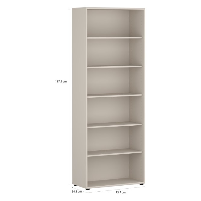 tempra-open-book-case-storage-unit-sand-73-7x197-5x34-8