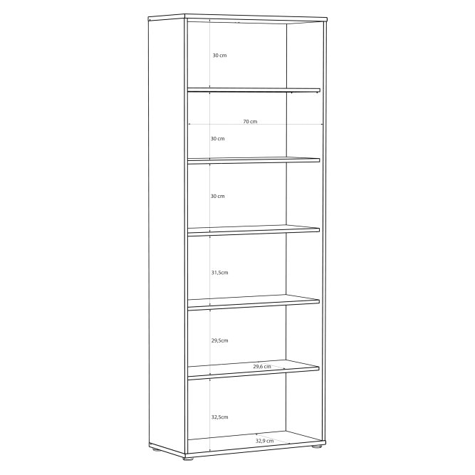 tempra-open-book-case-storage-unit-sand-73-7x197-5x34-8